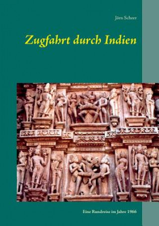 Carte Zugfahrt durch Indien Jörn Scheer