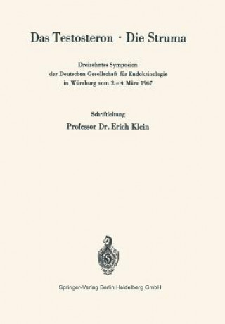 Könyv Das Testosteron - Die Struma Erich Klein