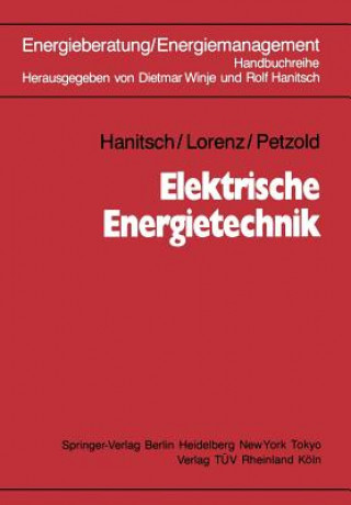 Kniha Elektrische Energietechnik Rolf Hanitsch