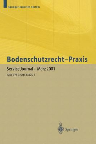 Carte Bodenschutzrecht -- Praxis J. Hofmann-Hoeppel