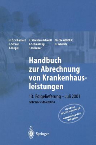Kniha Handbuch Zur Abrechnung Von Krankenhausleistungen H. D. Scheinert