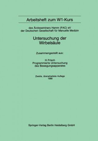 Könyv Arbeitsheft Zum W1-Kurs Herbert Frisch