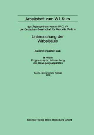 Buch Arbeitsheft Zum W1-Kurs Herbert Frisch