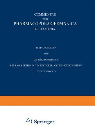 Knjiga Commentar Zur Pharmacopoea Germanica Hermann Hager