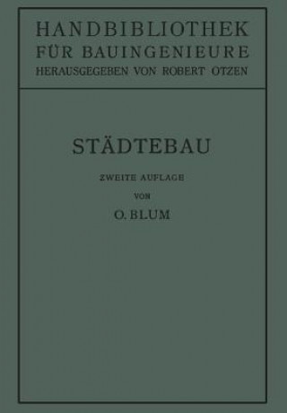 Knjiga Stadtebau Otto Blum