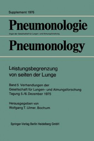 Libro Leistungsbegrenzung Von Seiten Der Lunge Wolfgang T. Ulmer