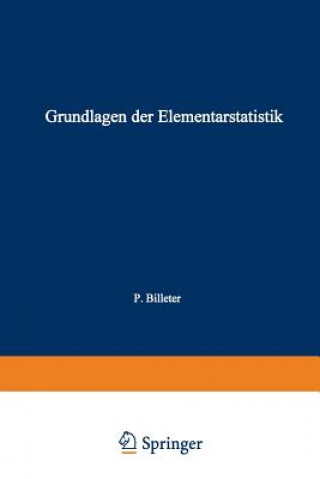 Book Grundlagen der Elementarstatistik, 1 Ernesto Pietro Billeter