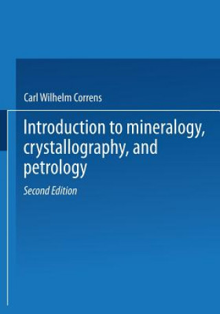 Carte Introduction to Mineralogy Carl W. Correns