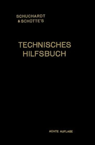 Carte Schuchardt & Schutte's Technisches Hilfsbuch Josef Reindl