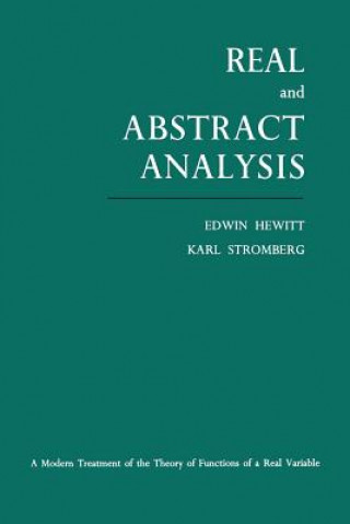 Kniha Real and Abstract Analysis Edwin Hewitt