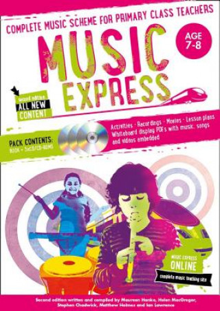 Kniha Music Express: Age 7-8 (Book + 3CDs + DVD-ROM) Helen MacGregor