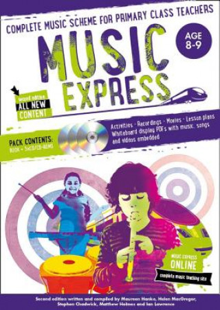 Kniha Music Express: Age 8-9 (Book + 3CDs + DVD-ROM) Helen MacGregor