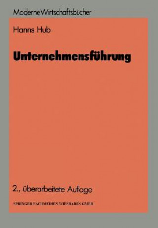 Libro Unternehmensfuhrung Hanns Hub