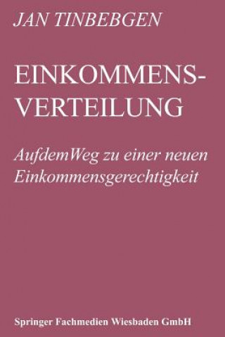 Книга Einkommensverteilung Jan Tinbergen