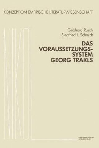 Könyv Voraussetzungssystem Georg Trakls Gebhard Rusch