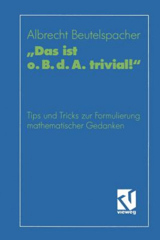 Книга "das Ist O. B. D. A. Trivial!" NA NA