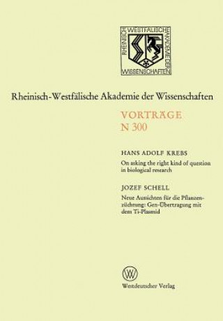 Книга On asking the right kind of question in biological research Hans Adolf Krebs