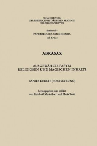 Könyv Abrasax Reinhold Merkelbach