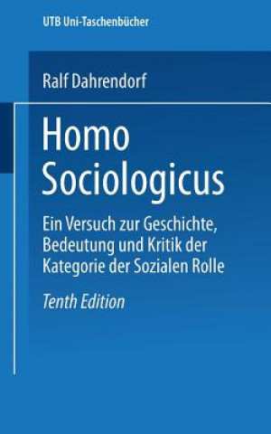 Könyv Homo Sociologicus Ralf Dahrendorf