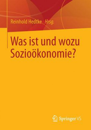 Könyv Was Ist Und Wozu Soziooekonomie? Reinhold Hedtke