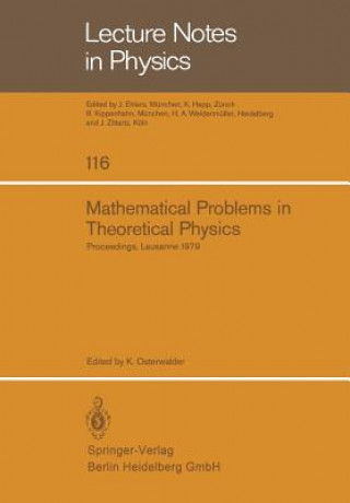 Kniha Mathematical Problems in Theoretical Physics, 1 K. Osterwalder