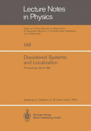 Książka Disordered Systems and Localization, 1 C. Castellani