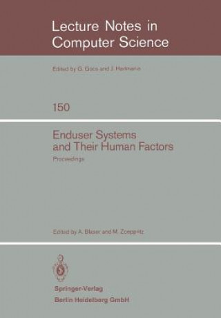 Książka Enduser Systems and Their Human Factors, 1 A. Blaser