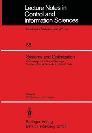 Kniha Systems and Optimization A. Bagchi