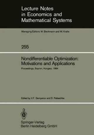 Knjiga Nondifferentiable Optimization: Motivations and Applications Vladimir F. Demyanov