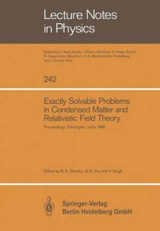 Könyv Exactly Solvable Problems in Condensed Matter and Relativistic Field Theory Sriram B. Shastry