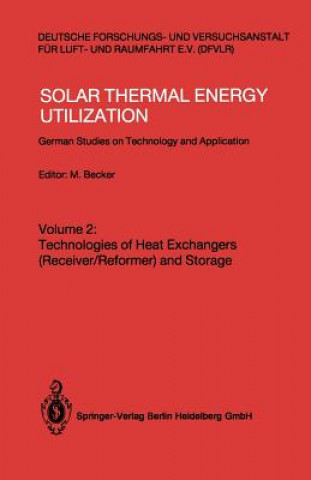 Knjiga Solar Thermal Energy Utilization Manfred Becker