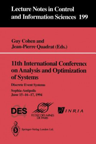 Kniha 11th International Conference on Analysis and Optimization of Systems: Discrete Event Systems Guy Cohen