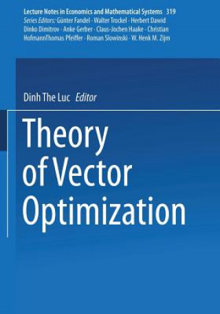 Könyv Theory of Vector Optimization Dinh The Luc