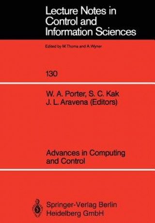 Könyv Advances in Computing and Control William A. Porter
