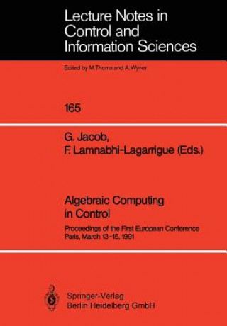 Carte Algebraic Computing in Control Gerard Jacob