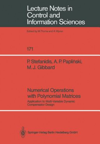 Könyv Numerical Operations with Polynomial Matrices Peter Stefanidis