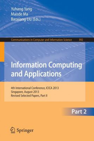 Книга Information Computing and Applications Yuhang Yang