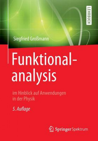 Knjiga Funktionalanalysis Siegfried Großmann