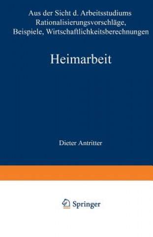 Book Heimarbeit Dieter Antritter