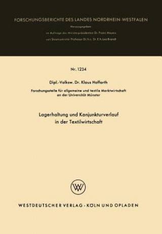 Carte Lagerhaltung Und Konjunkturverlauf in Der Textilwirtschaft Klaus Hoffarth