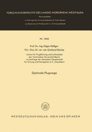 Boek Optimale Flugwege Edgar Rößger