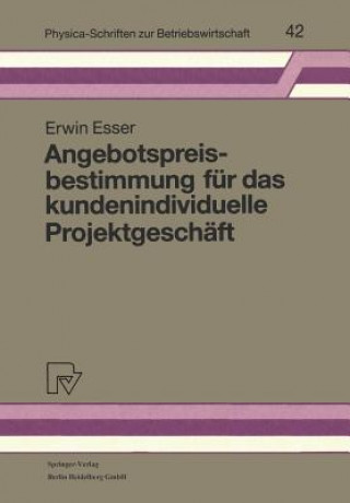 Carte Angebotspreisbestimmung F r Das Kundenindividuelle Projektgesch ft Erwin Esser