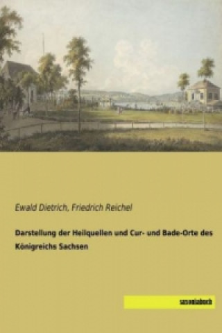 Carte Darstellung der Heilquellen und Cur- und Bade-Orte des Königreichs Sachsen Ewald Dietrich