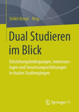 Kniha Dual Studieren im Blick Sirikit Krone