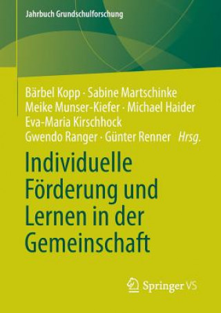 Kniha Individuelle Foerderung Und Lernen in Der Gemeinschaft Bärbel Kopp