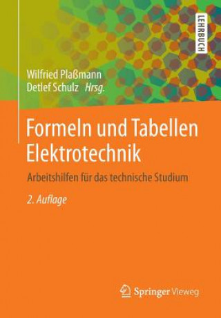 Kniha Formeln Und Tabellen Elektrotechnik Wilfried Plaßmann