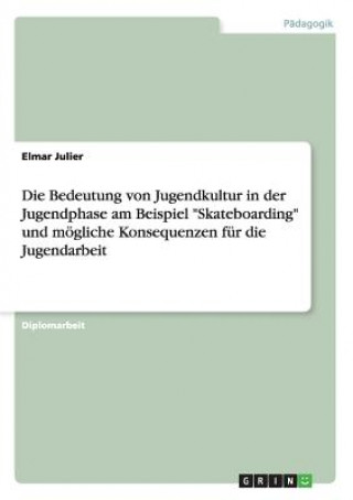 Książka Die Bedeutung von Jugendkultur in der Jugendphase am Beispiel "Skateboarding" und mögliche Konsequenzen für die Jugendarbeit Elmar Julier