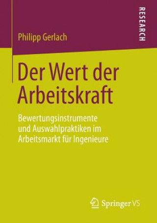 Kniha Der Wert Der Arbeitskraft Philipp Gerlach
