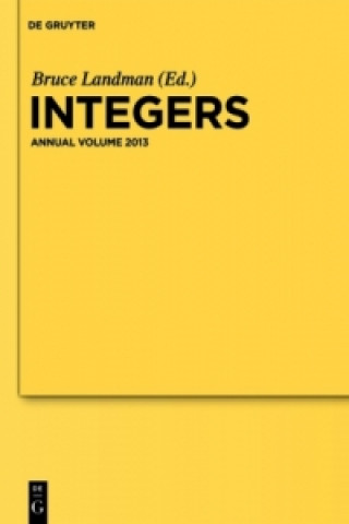 Kniha Integers - Annual Volume 2013 Bruce Landman