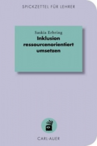 Książka Inklusion ressourcenorientiert umsetzen Saskia Erbring